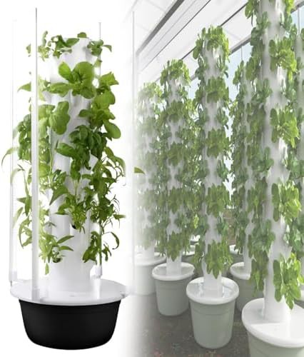 Soilless nine layer garden tower system