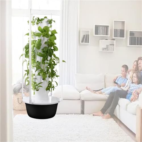 Nine layer vertical hydroponic tower kit